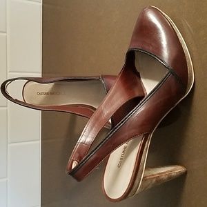 Costume National slingback heels.